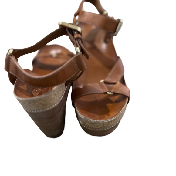 Tory Burch EUC wedge sandal size 9.5 - Picture 13 of 16